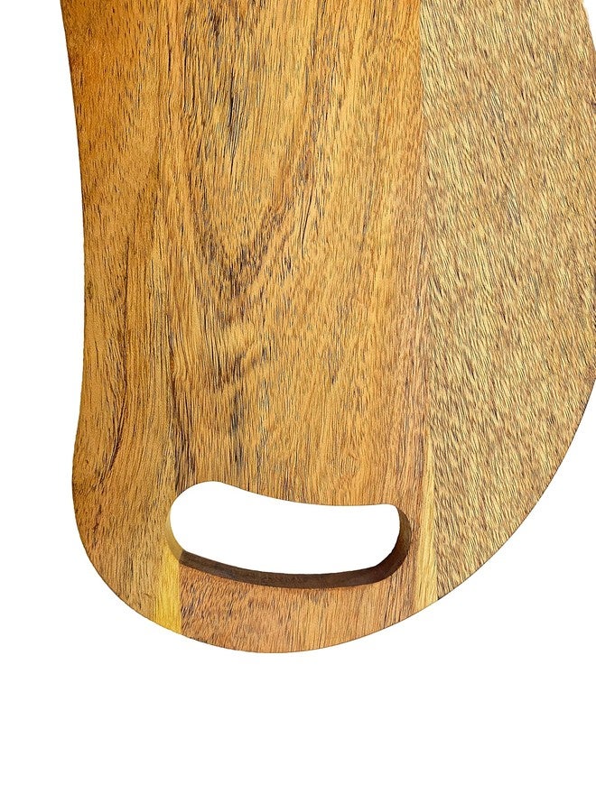 Affinity Decor Funny Cat Shaped Wood Cutting Board for Kitchen with Handle, 8"L x 15.25"W Decorative Funny Cat Charcuterie Serving Board, Cheese Serving Board, Solid Wood Board - Image 5