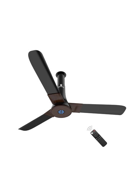 atomberg Studio+ 1200mm BLDC Ceiling Fan with Remote Control | BEE 5 star Rated Energy Efficient Ceiling Fan | High Air Delivery with LED Indicators | 2+1 Year Warranty (Earth Brown)