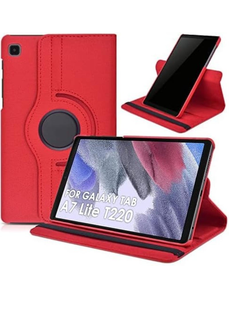 360° Rotating Case compatible with Samsung Galaxy Tab A7 Lite 8.7 inch 2021 (-T220/T225) Book Case with Auto Wake-up Smart Cover - Image 1