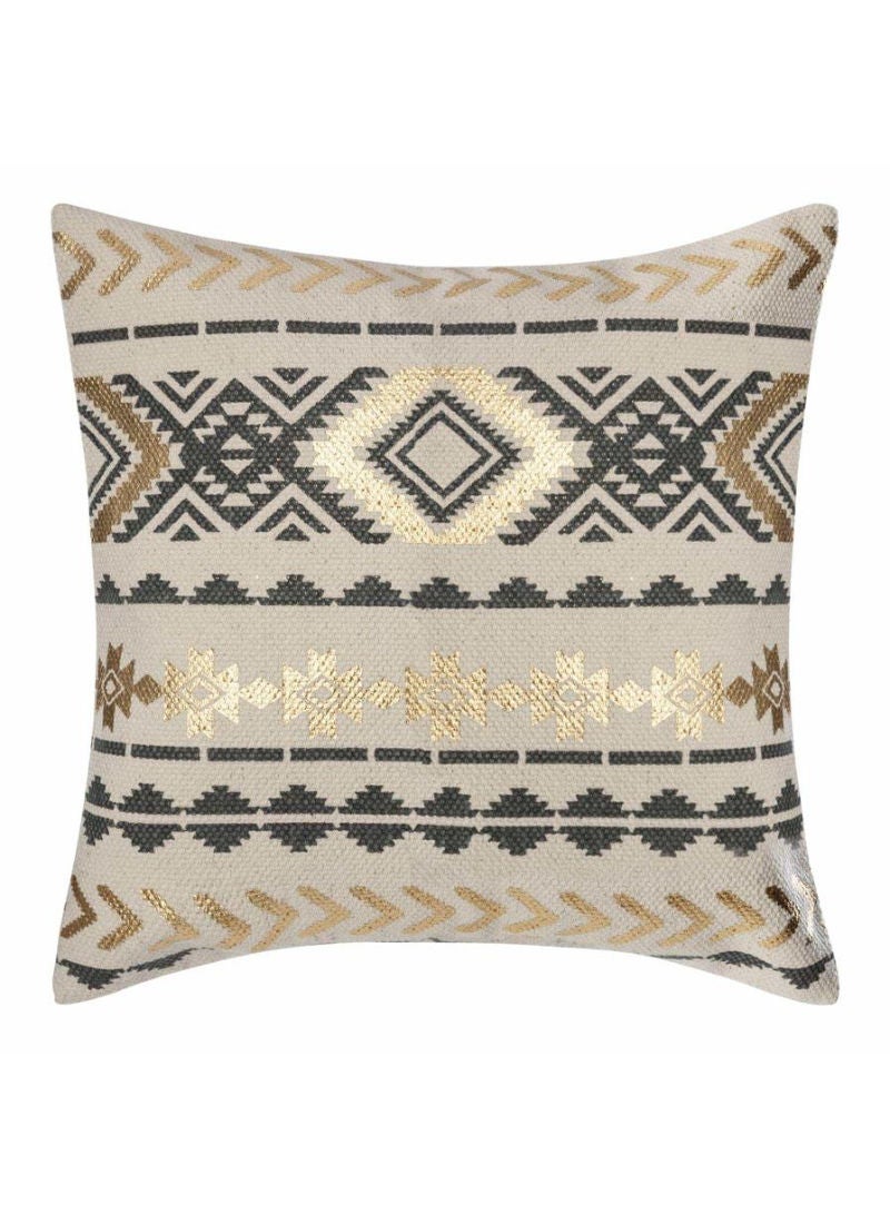 atmosphera Cotton Ethnic Cushion Cover 40 x 40 cm