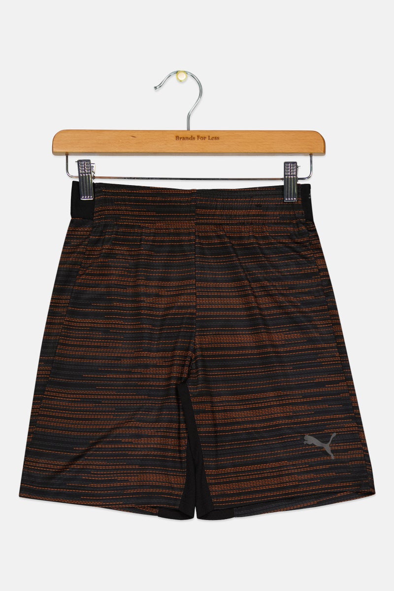 PUMA Kids Boy Brand Logo Training Shorts, Multicolor - Image 2