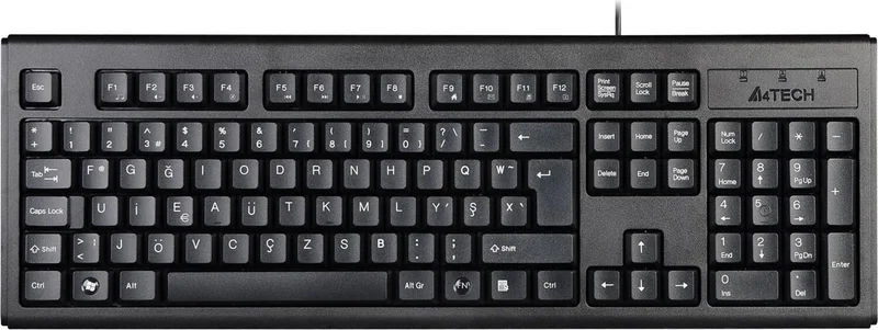 A4TECH A4 Tech KM-720 Black F Tr USB Wired Keyboard
