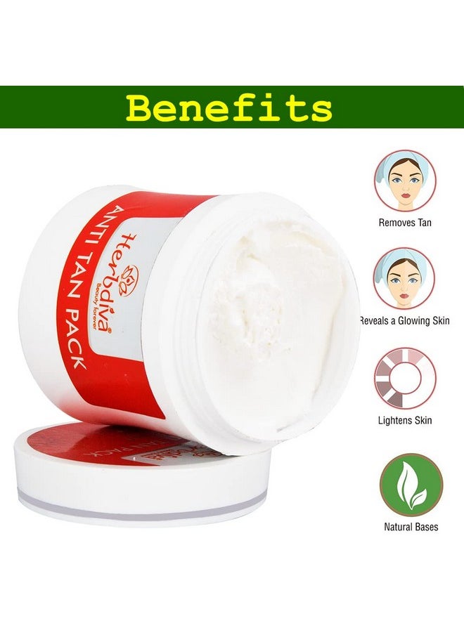 Herbdiva Anti Tan Face Pack 250Ml | Enriched With Clove Oil & Milk Protein | For Tan Removal, Beauty Forever  - Image 5