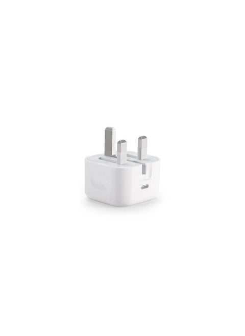 20W USB-C 3-Pin Power Adapter White