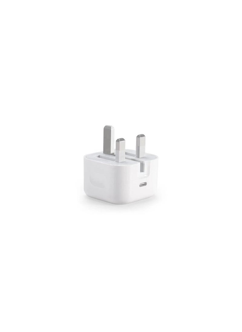 Generic - 20W USB-C 3-Pin Power Adapter White - Image 1