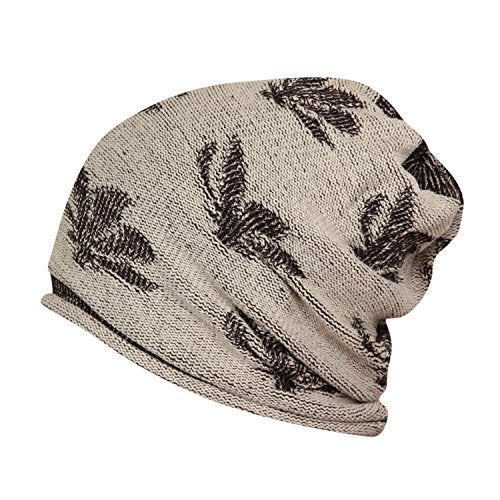 FabSeasons Unisex Beige Acrylic Woolen Slouchy Beanie and Skull Cap for Winters - Image 3
