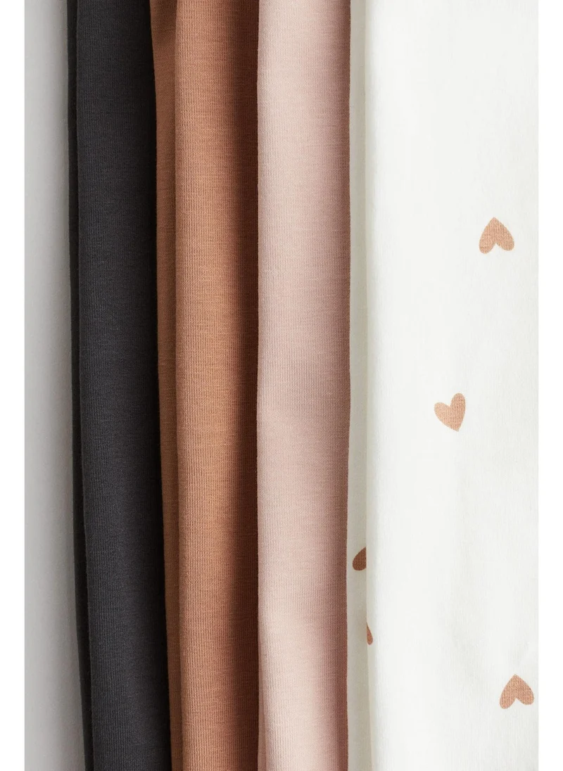 H&M 4-pack cotton jersey leggings