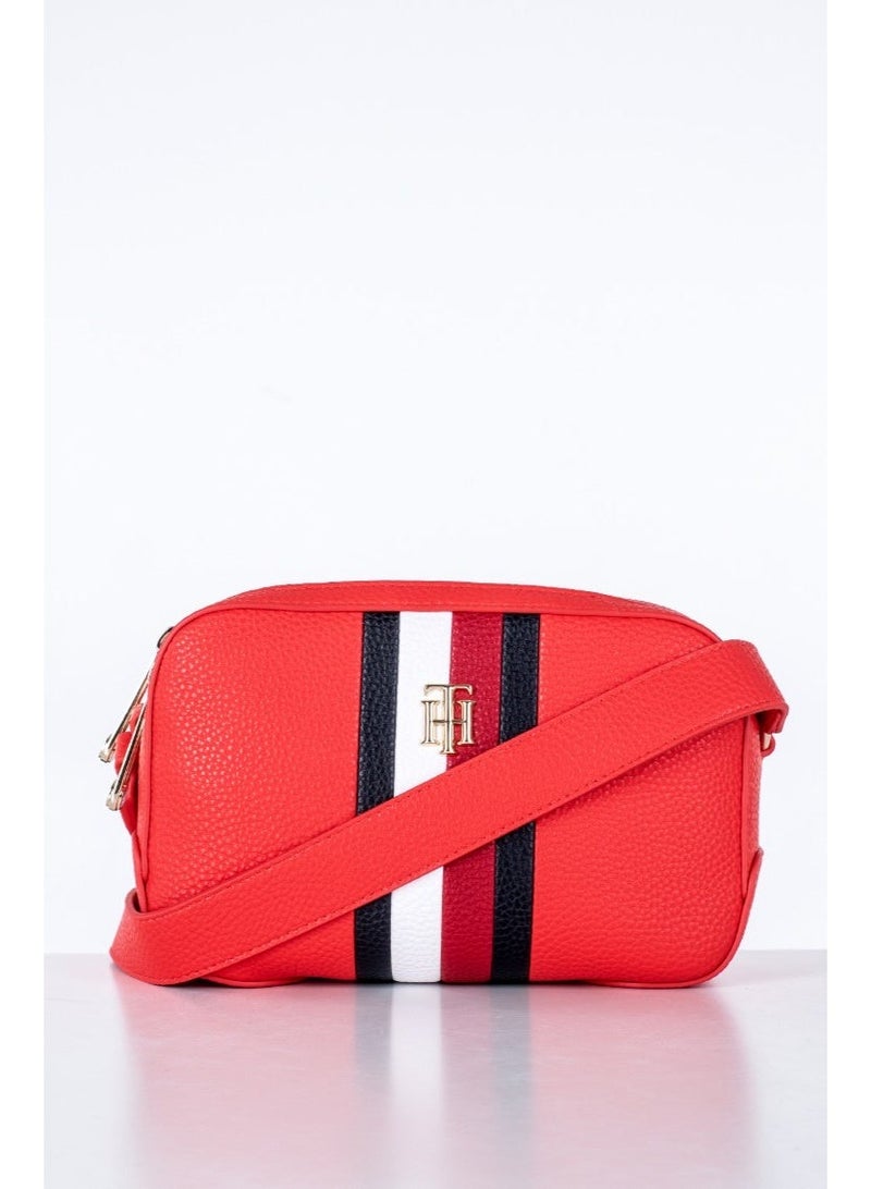 Hilfiger Denim Tommy Hilfiger Women's Shoulder Bag - Red - Image 1