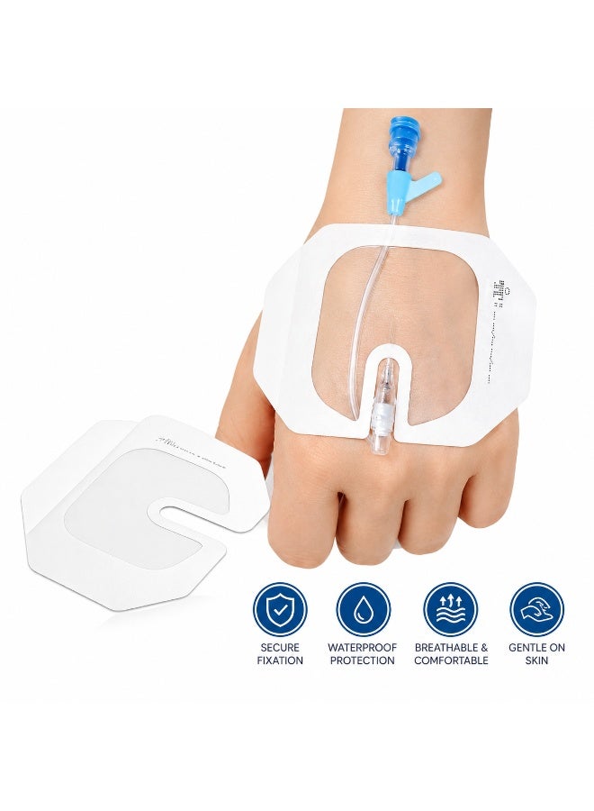 IV Cannula Dressing, Transparent Film Dressing Fram,2.4 in 2.8 in- 6x7 cm.