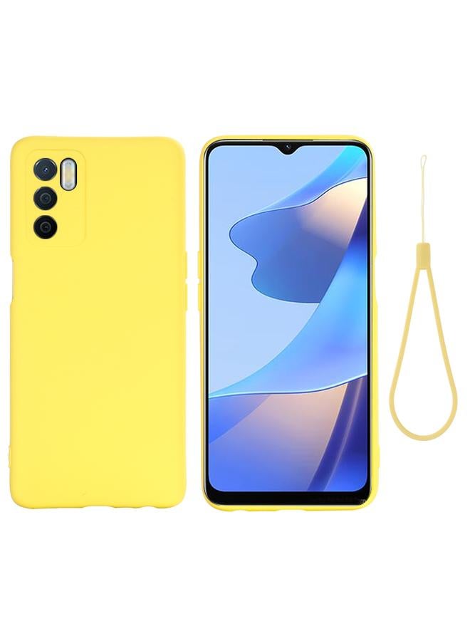 erorex Case For OPPO A16 / A16S Foreign Version Solid Color Liquid Silicone Shockproof Full Coverage Protective Case  - Image 2
