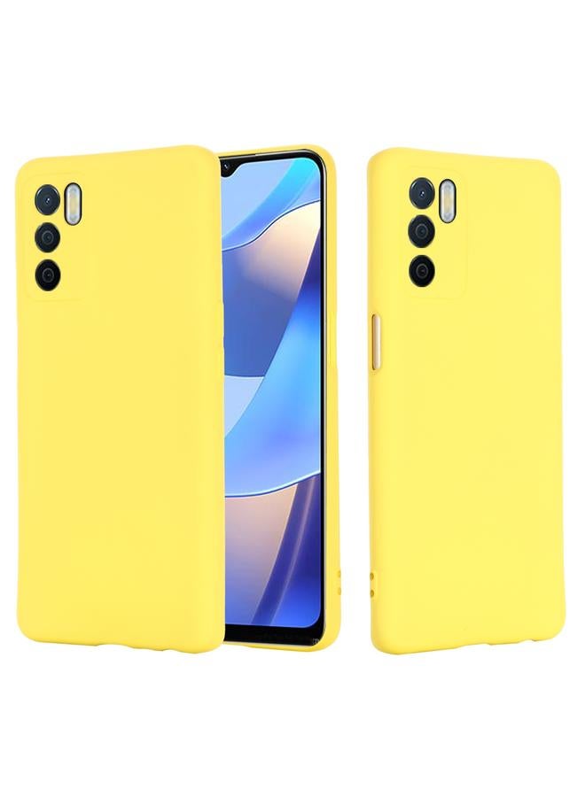 erorex Case For OPPO A16 / A16S Foreign Version Solid Color Liquid Silicone Shockproof Full Coverage Protective Case  - Image 1