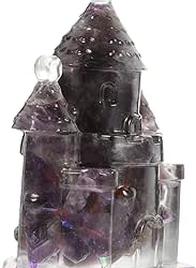 Natural Resin Castle Desktop Phone Holder Sturdy Mobile Rack For Tabletop Hands Free Viewing - Image 1