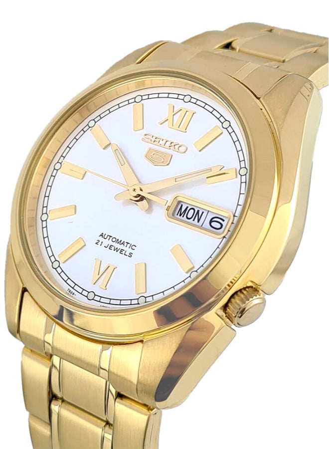 Seiko ساعة كلاسيك 21 جويلز 37 ملم من الستانلس ستيل للرجال SNKL58K1 - Image 2