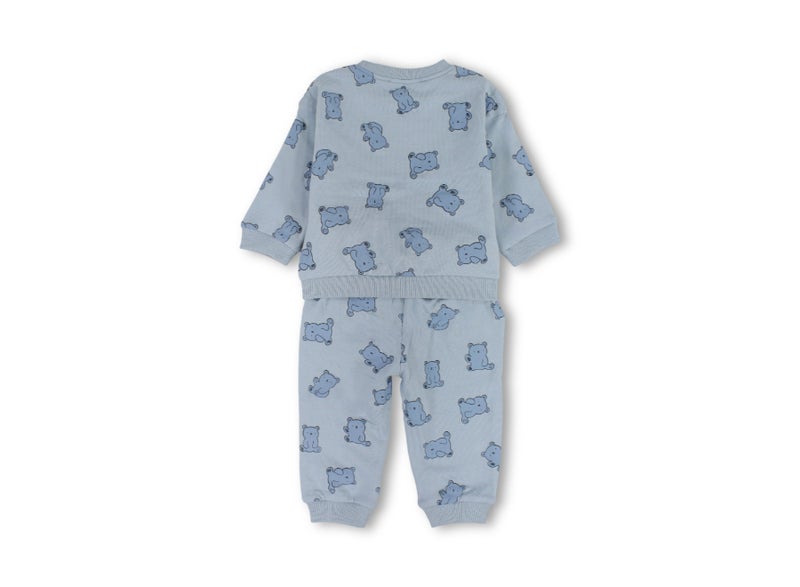 Pompelo Baby Boys 2-Piece Outfit Set – Baby Blue - Image 3