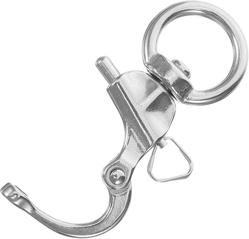 Swivel Spring Shackle Stainless Steel 316 Quick Release Outdoor Rigging Carabiner for Diving Hiking Camping Keychain Accessories - Image 1