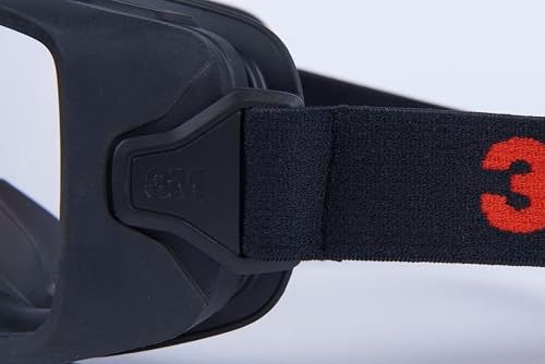 3M GoggleGear Eye Protective Goggle 3000 Series, Clear Scotchgard Anti-Fog/Anti-Scratch Lens, Premium Cloth Strap, TPV Shroud, 1 Pair, GG3301-SGAF, ANSI Z87.1, CSA Z94.3, D3 D4 Rating - Image 2