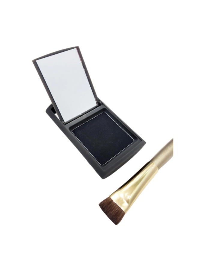 Pmsanzay Joan Rivers Great Hair Day Root Touch Up Powder – Fill-in Powder for Thicker, Fuller Looking Hair (Dark Brunette) - Image 1
