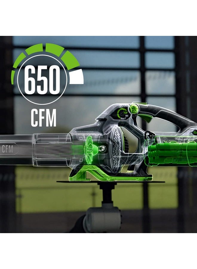EGO Power+ LB6504 منفاخ أوراق لاسلكي بقدرة 650 CFM وسرعة متغيرة ببطارية ليثيوم أيون 56 فولت 5.0Ah وشاحن متضمن - Image 3