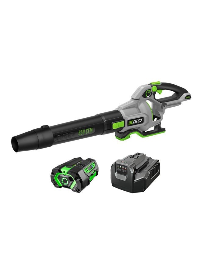 EGO Power+ LB6504 منفاخ أوراق لاسلكي بقدرة 650 CFM وسرعة متغيرة ببطارية ليثيوم أيون 56 فولت 5.0Ah وشاحن متضمن - Image 1