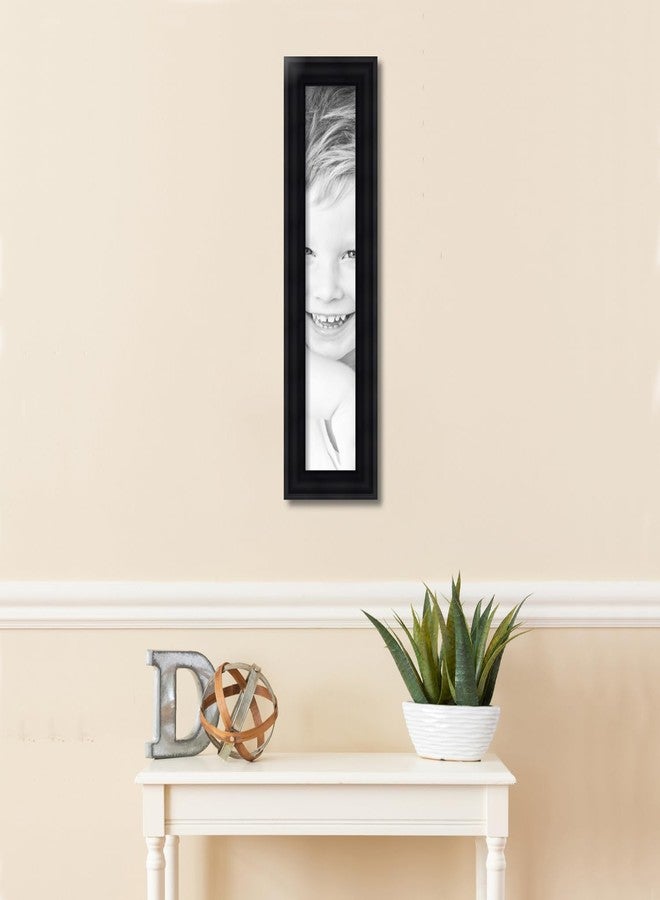 آرت تو فريمز إطار صور خشبي أسود ساتان بتصميم متدرج عكسي من ArtToFrames، مقاس 5 × 26 بوصة، 2WOM10050-5x26 - Image 2