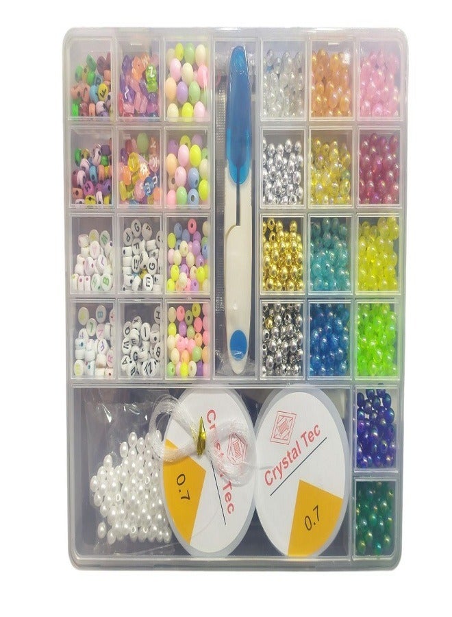 Large Pattern Alphabet Beads to DIY your favorite bracelet