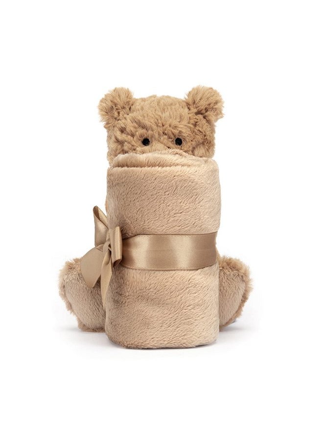 Jellycat Jellycat Bartholomew Bear Soother, 13.5 inches | Security Blanket & Lovey for Babies | Baby Gift  - Image 5