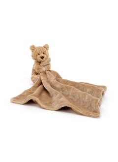 Jellycat Jellycat Bartholomew Bear Soother, 13.5 inches | Security Blanket & Lovey for Babies | Baby Gift  - Image 1