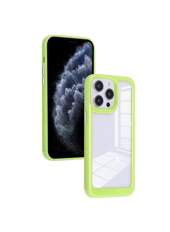erorex Case For iPhone 11 Pro Max Solid Solor TPU Space Acrylic Phone Case - Image 1