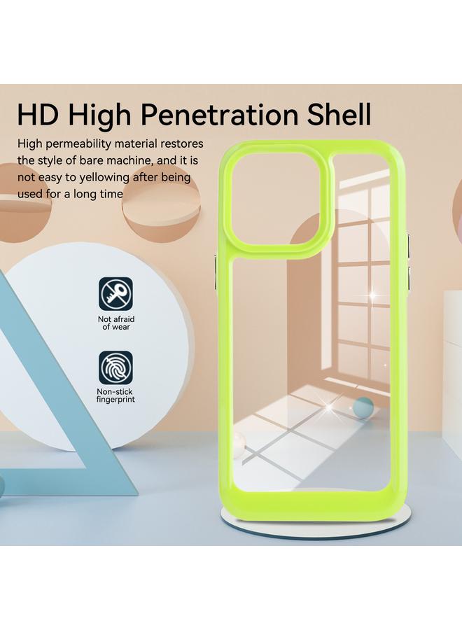 erorex Case For iPhone 11 Pro Max Solid Solor TPU Space Acrylic Phone Case - Image 4