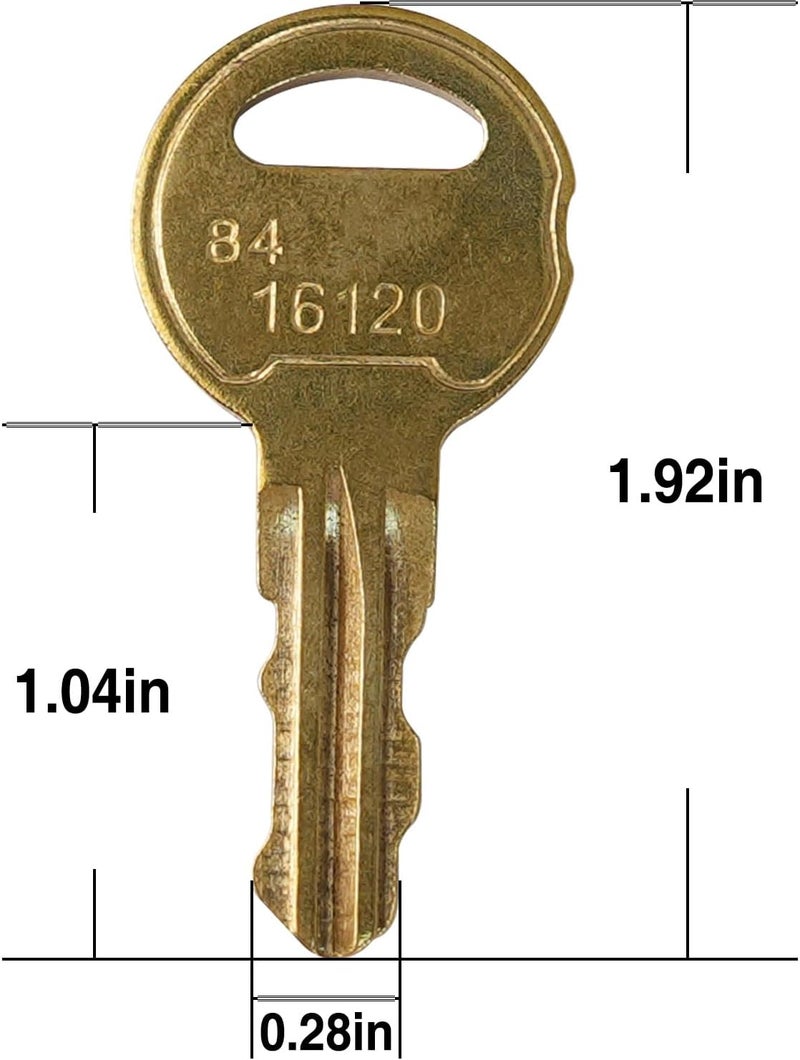 gradora 4PCS 84-16120 4001-035 Door-King Keys for Gate Telephone Entry System Keypads Operators and Openers - Image 5