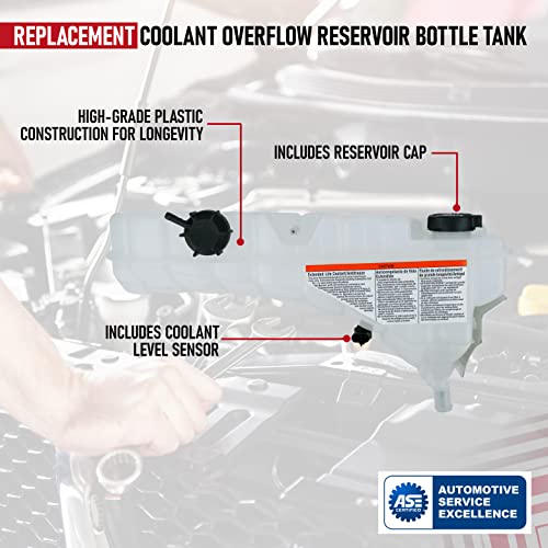 AA Ignition Replacement Coolant Overflow Reservoir Bottle Tank - Compatible with Kenworth and Peterbilt Trucks - W900, T800, T660, T600, 389, 388, 384, 382, 377, 365, 348 - Replaces 603-5403, N5346001, T1673008 - Image 4