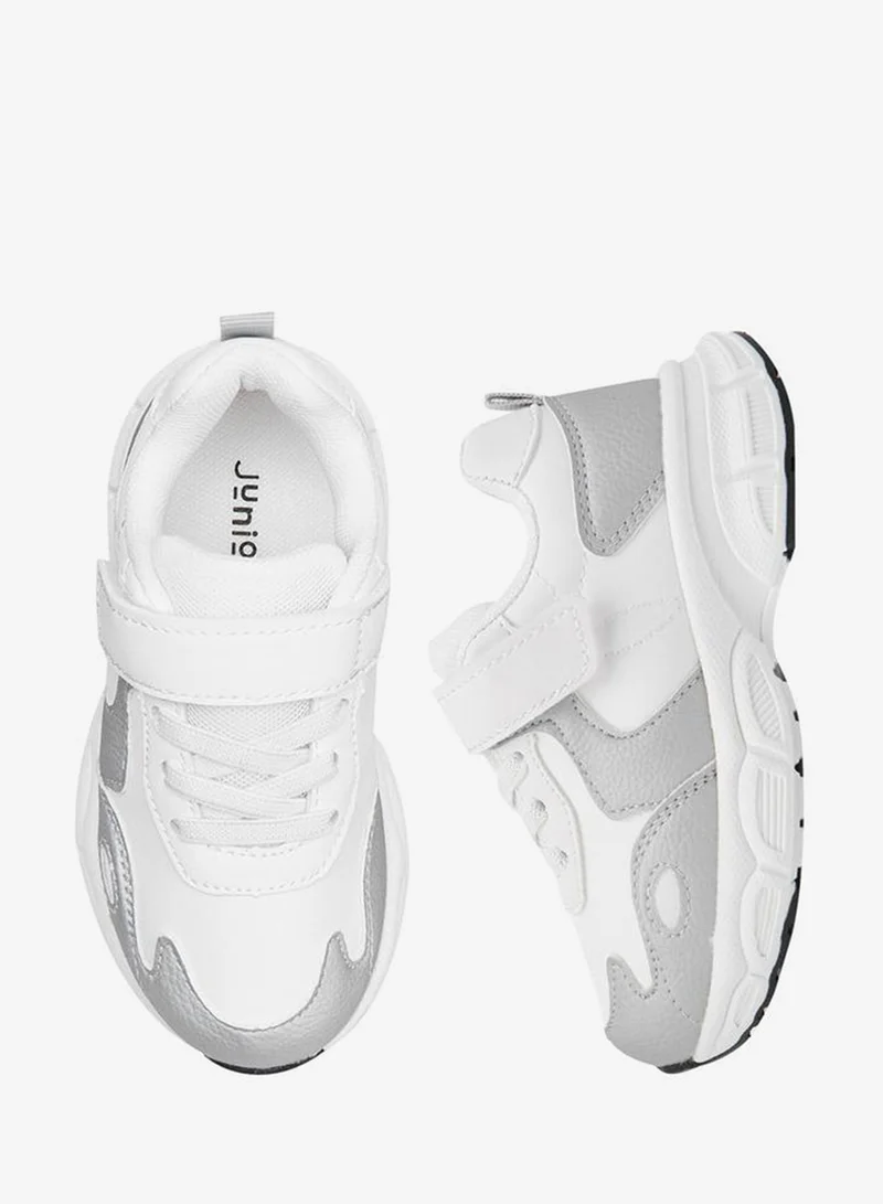 جونيورز حذاء رياضي بناتي بشريط لاصق