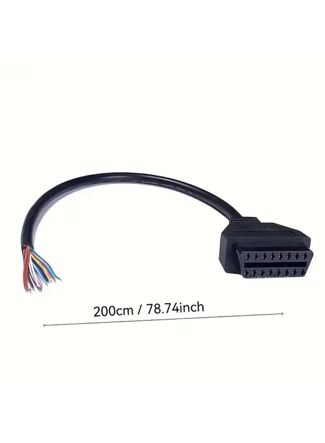 OBD2 16 Pin Female Expansion Connector 23.62 Inch Automotive Diagnostic Tool Adapter - Image 5