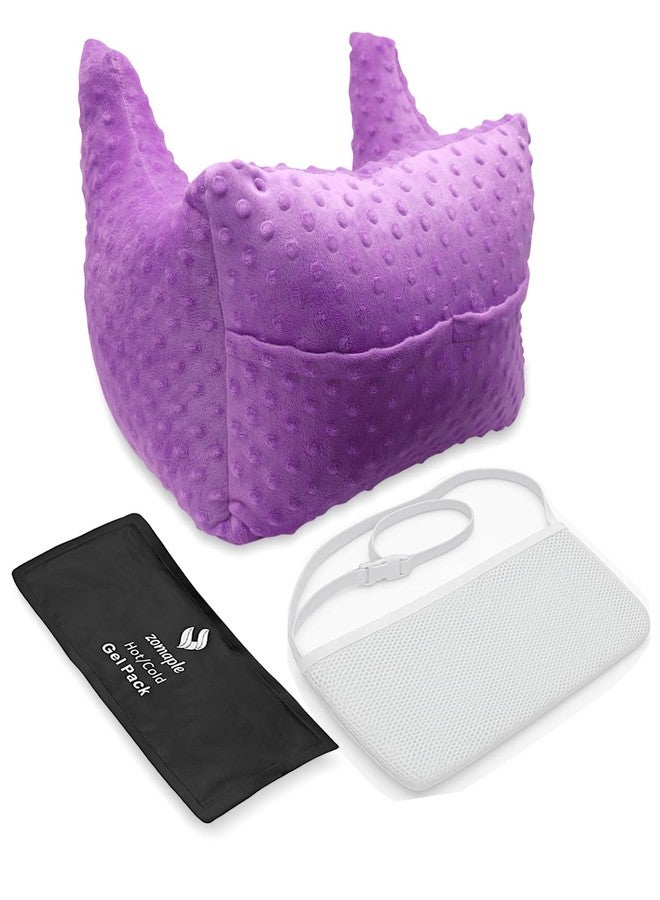 Zomaple Mastectomy Recovery Pillow with Gel Pack & Shower Lanyard - Post-Op Essentials, Breast Augmentation/Reduction & Mastectomy Recovery Supplies - Washable Cover for Comfort & Support - Image 1