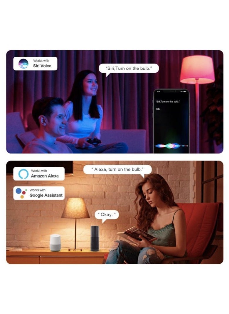 Tuya Smart Wifi Candle Light Smart Led Lighting Bulbs E14 Base Dimmable and RGB Color Changing Light Bulb App Remote Control Works with Alexa Google Home Siri (1pcs) - pzsku/Z4BFFD0E53826F7609922Z/45/_/1710293290/b0b20452-2802-46bd-8627-411d3f4a2bf3