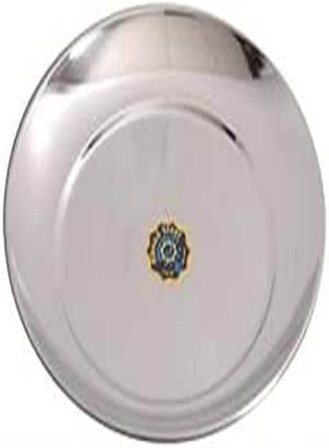 Aboud Stainless | super 18/10 stainless steel flat plate size 2 - silver