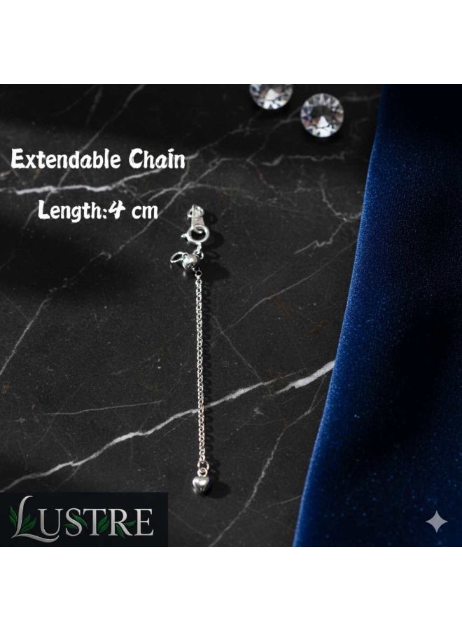 LUSTRE Stackable Freshwater Pearl Bangle Bracelet 4-5mm, 925 Sterling Silver - Elegant Gift for Eid, Weddings & Women - Image 5