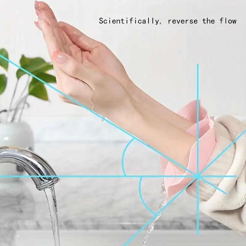 NGEL Silicone Face Washing Whristbands || Splash Proof Spa Facial Cuff Sleeves, Keep Clean & Dry || Waterproof Wrist Guard for Bathing, Hair Washing & Household Chores (Silicone Wristband) - Image 5