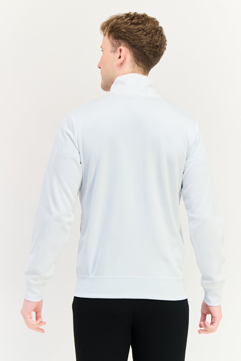 Nike Men Sportswear Fit Long Sleeve Outdoor Sweatshirt, White - Image 4