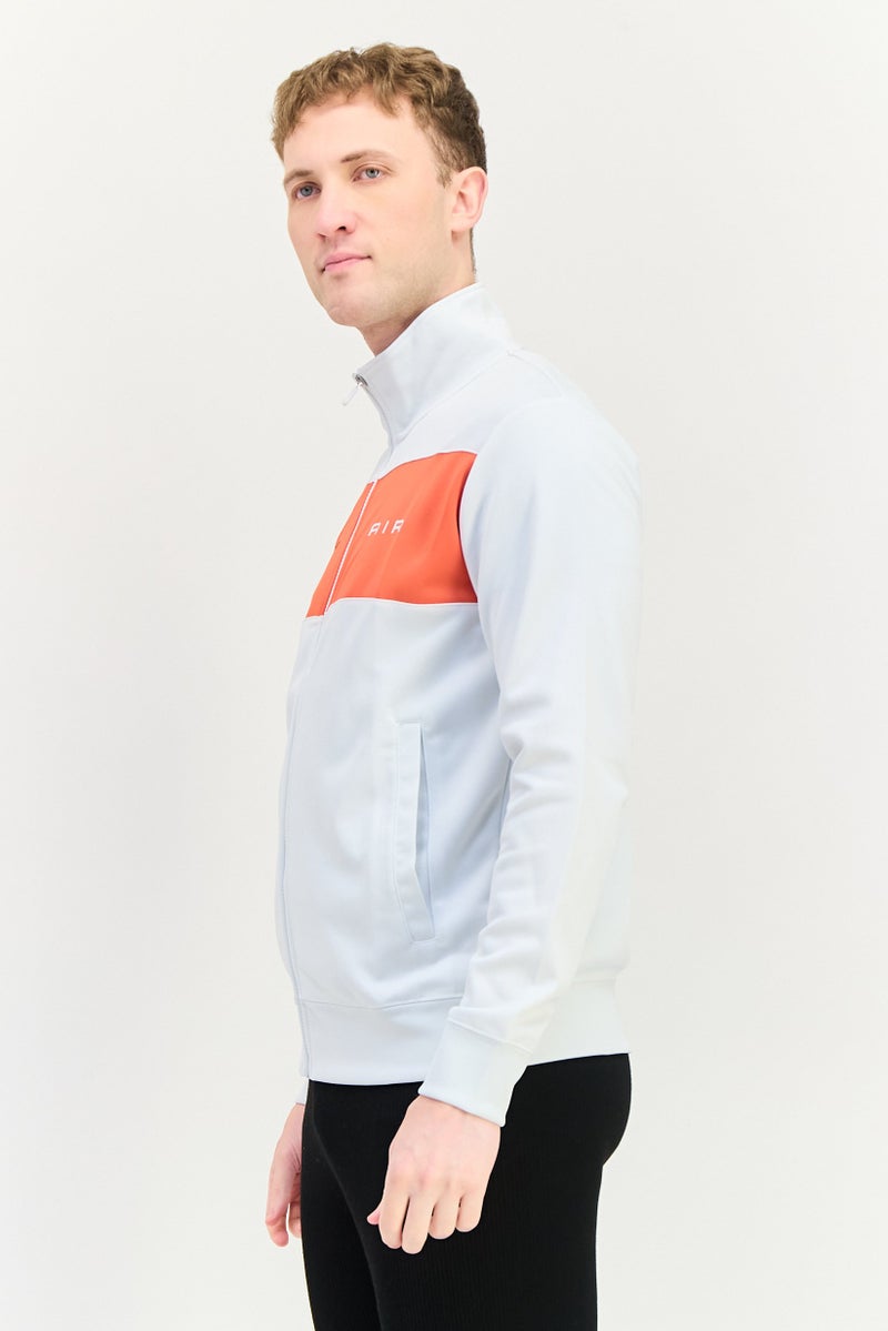 Nike Men Sportswear Fit Long Sleeve Outdoor Sweatshirt, White - Image 3