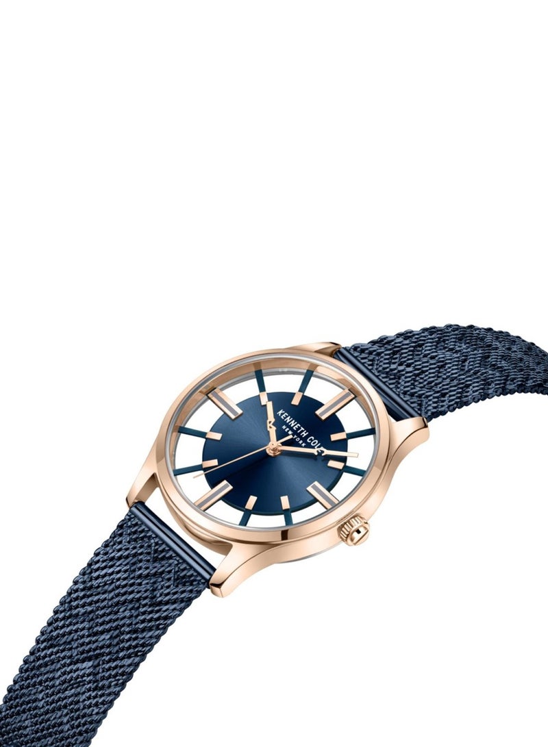 Kenneth Cole Men New York Blue Stainless Steel Band KCWLG2236903 - Image 2