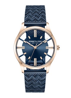 Kenneth Cole Kenneth Cole Men New York Blue Stainless Steel Band KCWLG2236903  - Image 1