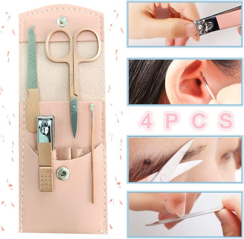 SHICEN Professional Manicure Set with Leather Case - Image 4