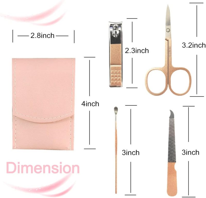 SHICEN Professional Manicure Set with Leather Case - Image 2