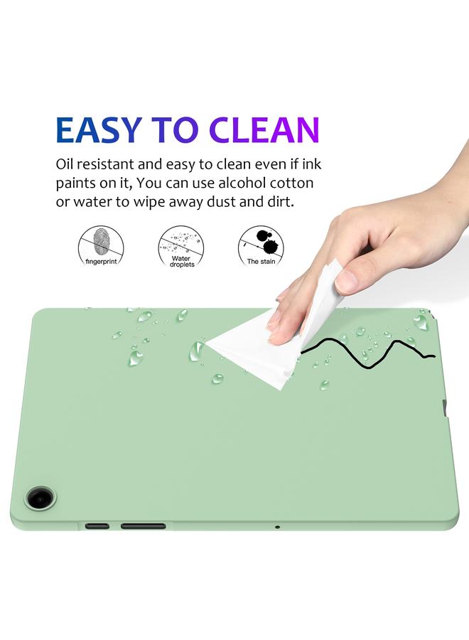اس-توب جراب لجهاز Samsung Galaxy Tab A9+ اللوحي، مصنوع من السيليكون السائل المقاوم للصدمات بلون نقي - Image 5