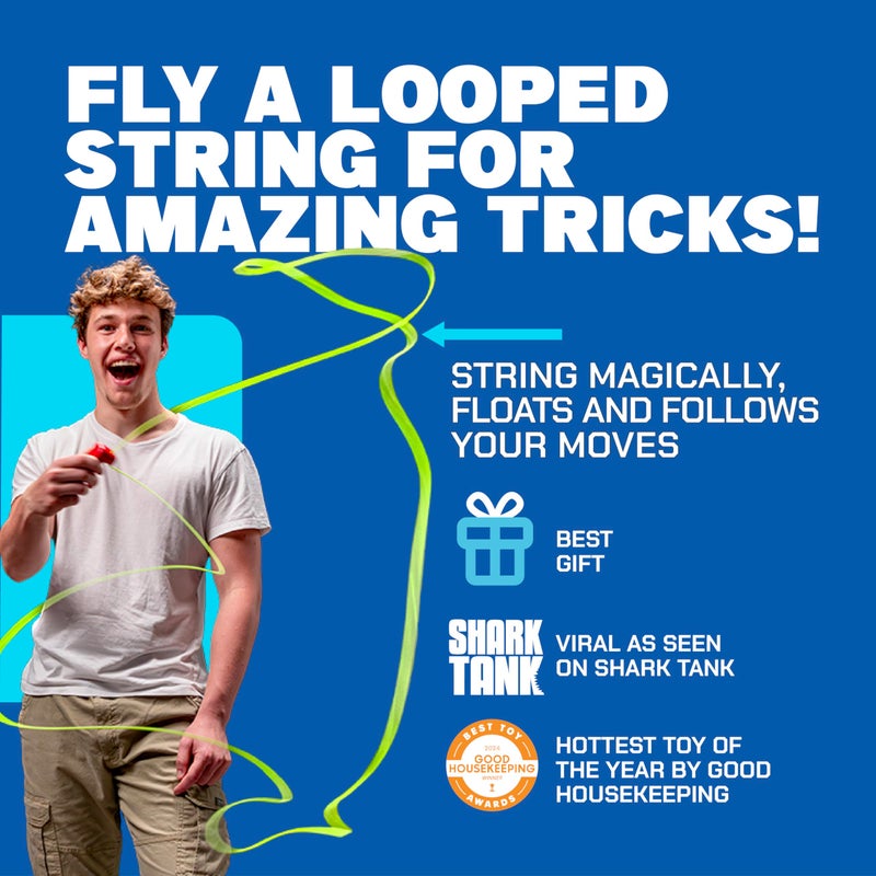 ZipString Original - As Seen on Shark Tank - Classic Rope Launcher Toy, Perfect for Kids & Adults - Fly a String Loop in The Air for Endless Tricks & Fun, Wonderment Awaits, Vivacious Violet - Image 2