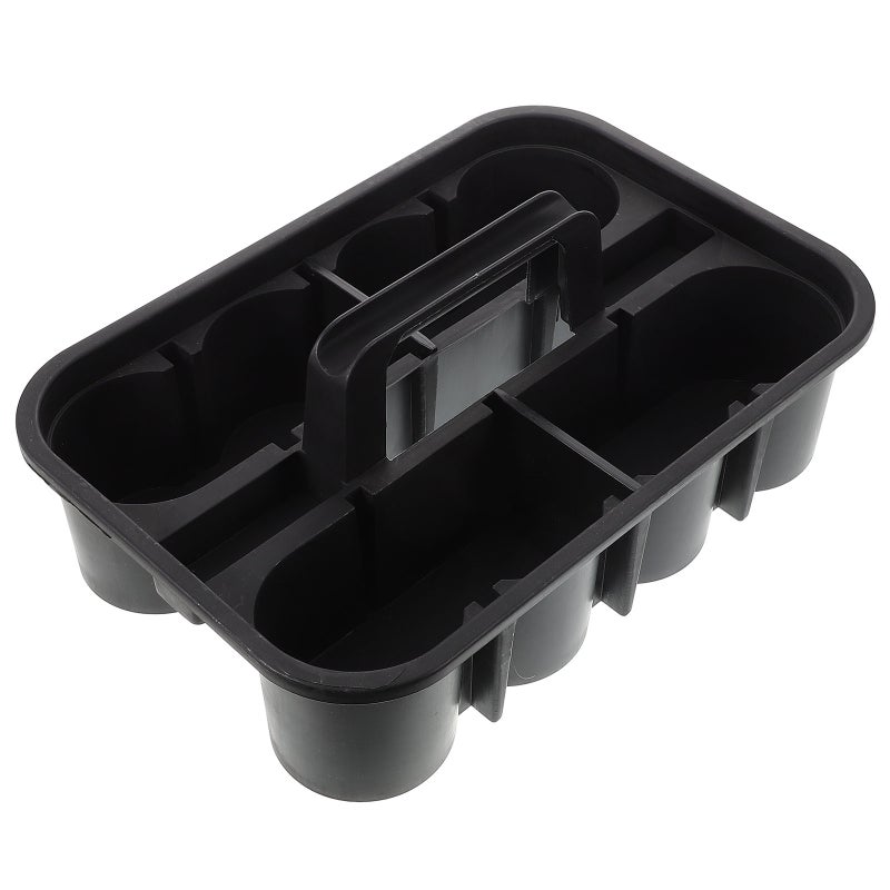 Compartment Cleaning Basket Car Cleaning Tools Storage Box Large Commercial Tools Organizer Bucket With Handle - Image 5