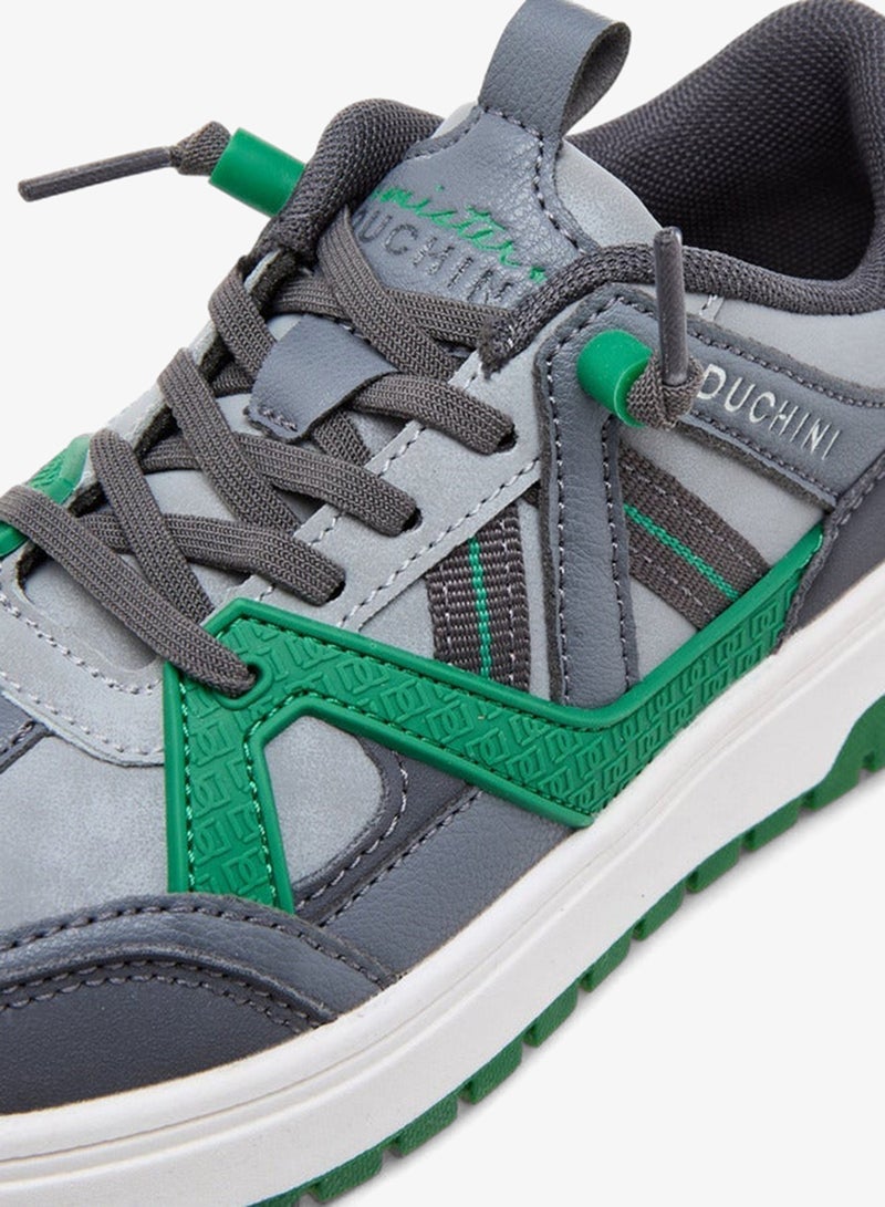 سيد دوتشيني سنيكرز برباط بتفاصيل متباينة - Image 4