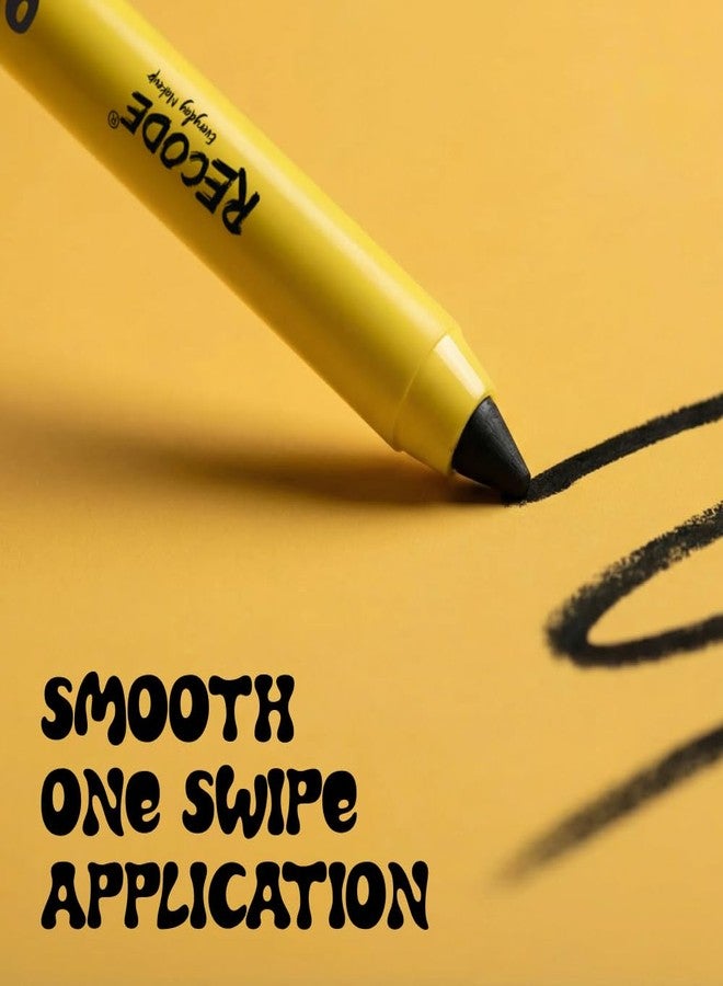Recode On Point Kajal With Sharpener 1.5 G | Smudgeproof and Waterproof | Intense Black Color | One Stroke Application | Long Lasting - Image 2