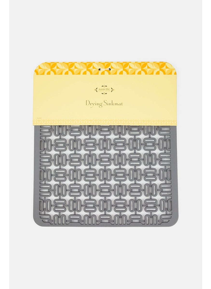 Nanette lepore - Drying Sink Mat, Grey - Image 1